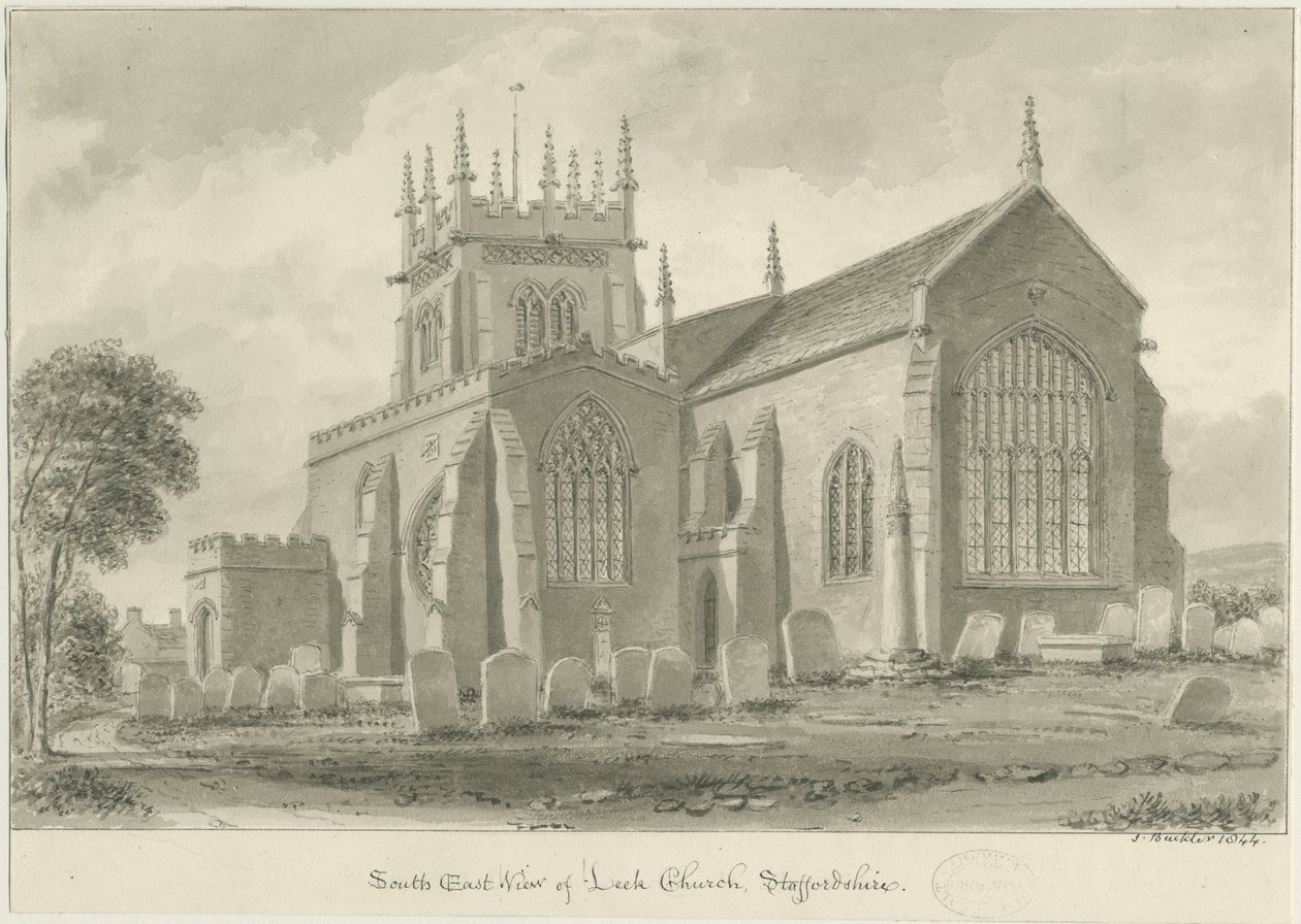 Église de Leek - John Buckler