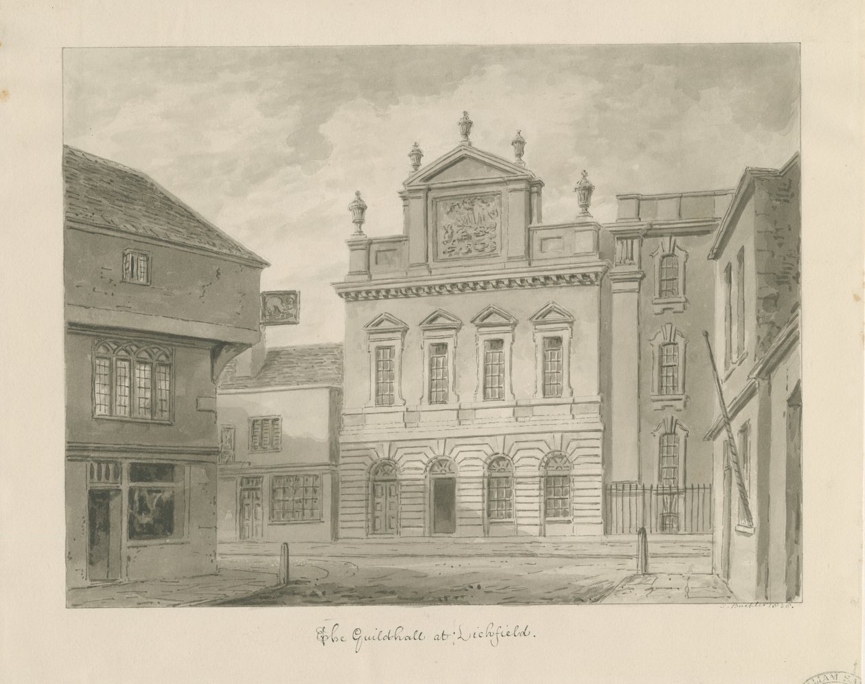 Lichfield - Guildhall - John Buckler