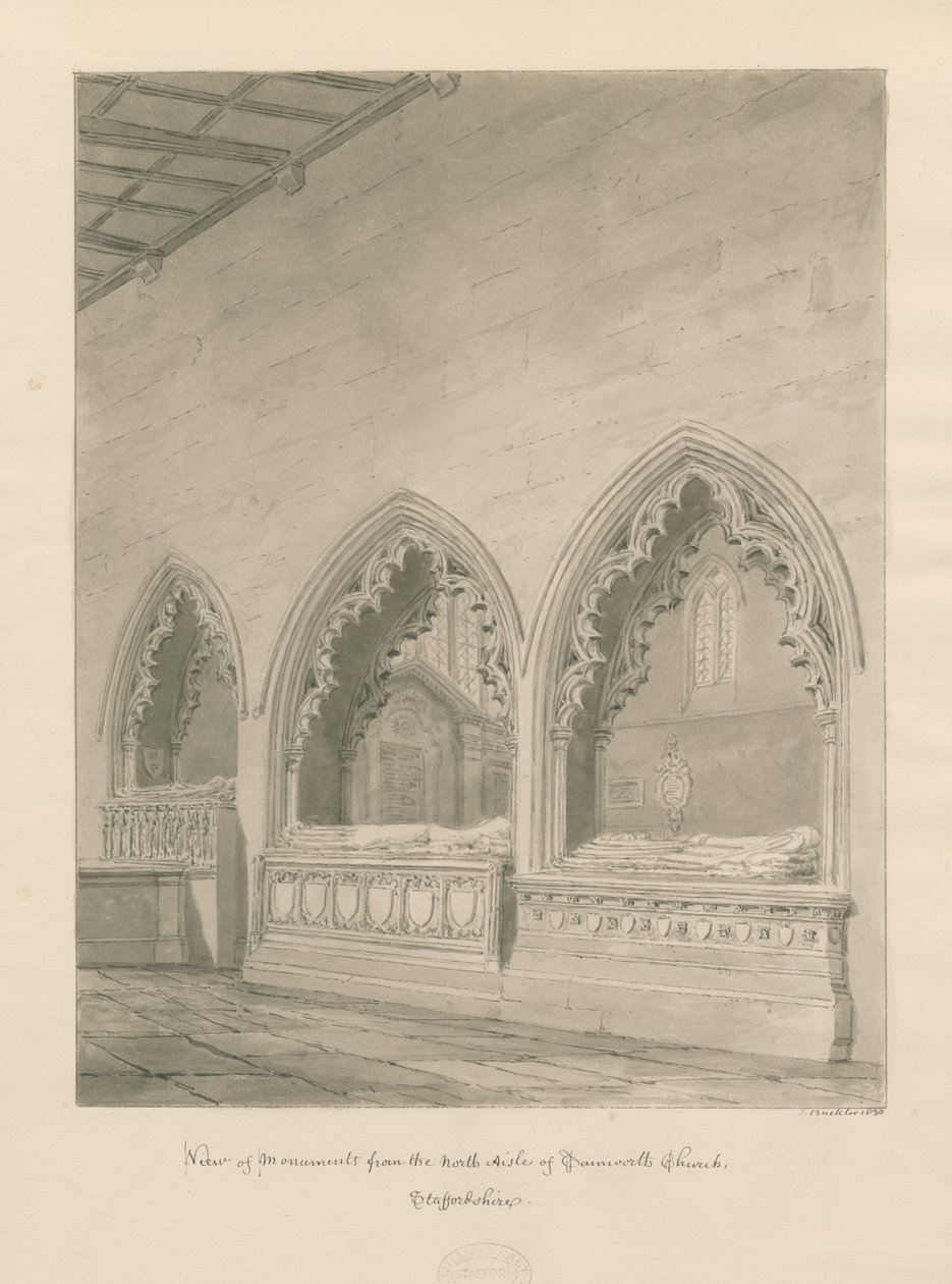 Église de Tamworth - Monuments - John Buckler