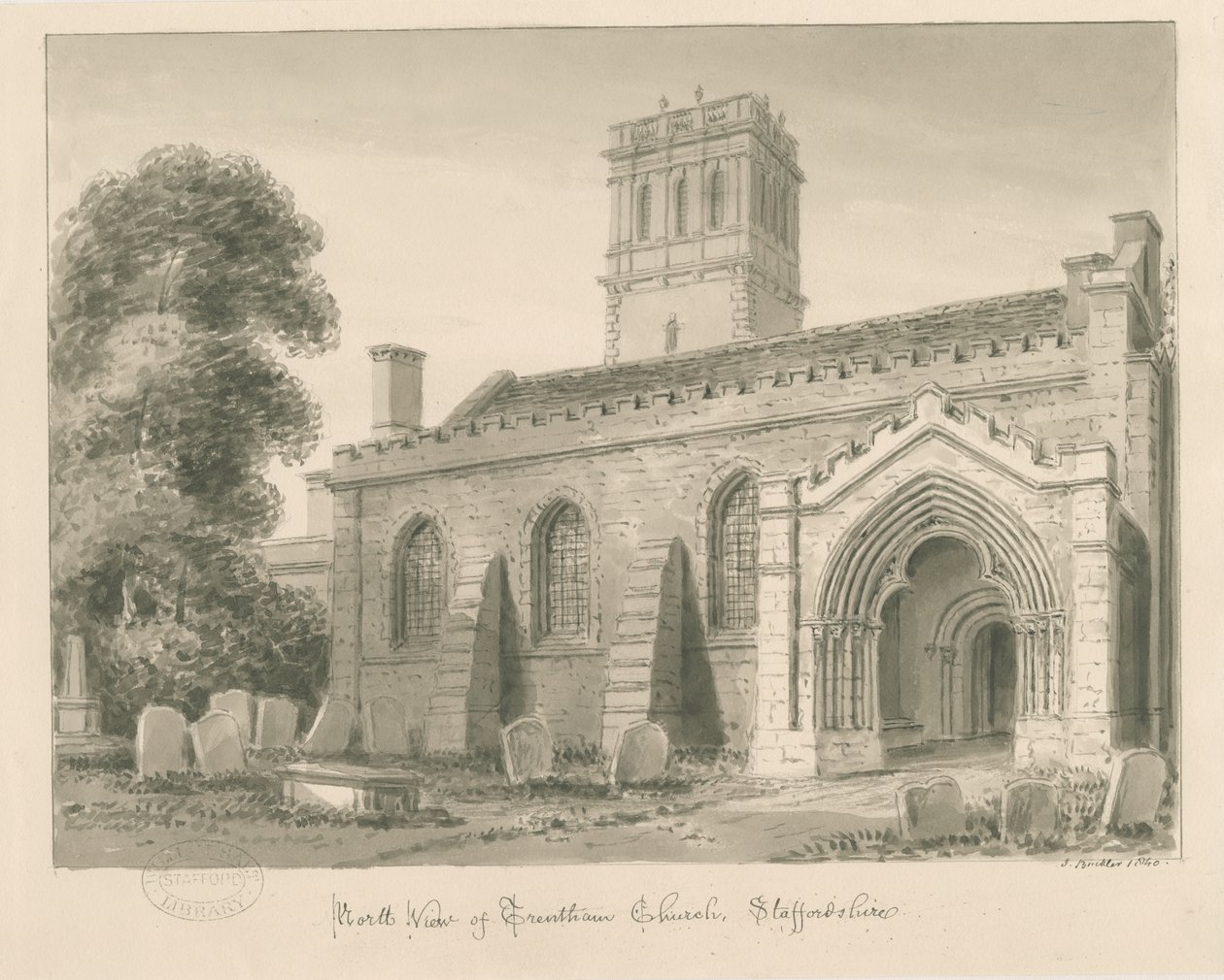 Église de Trentham - John Buckler