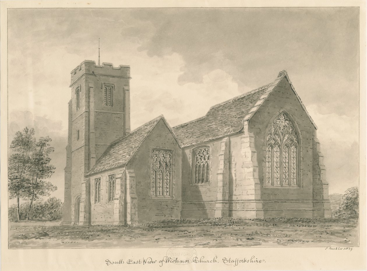 Église de Wichnor - John Buckler