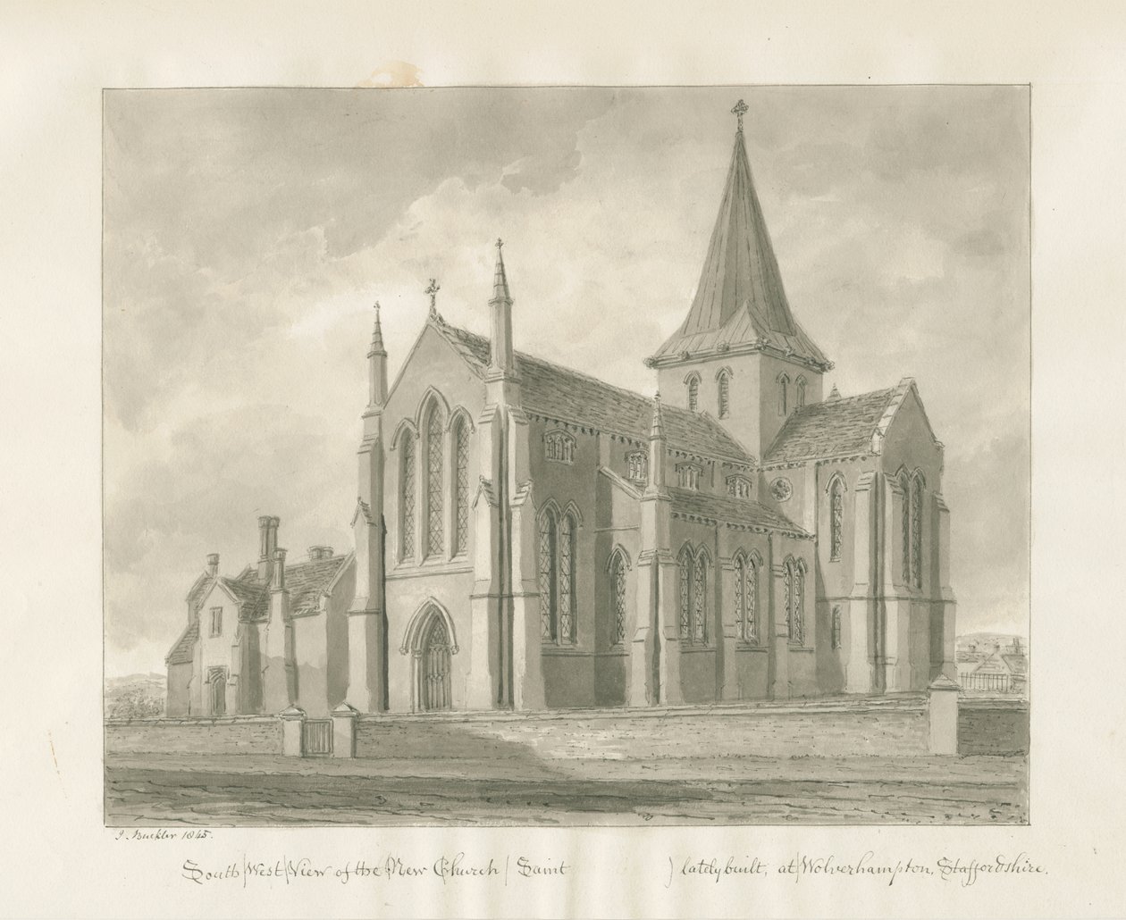 Wolverhampton - Église Sainte-Marie - John Buckler