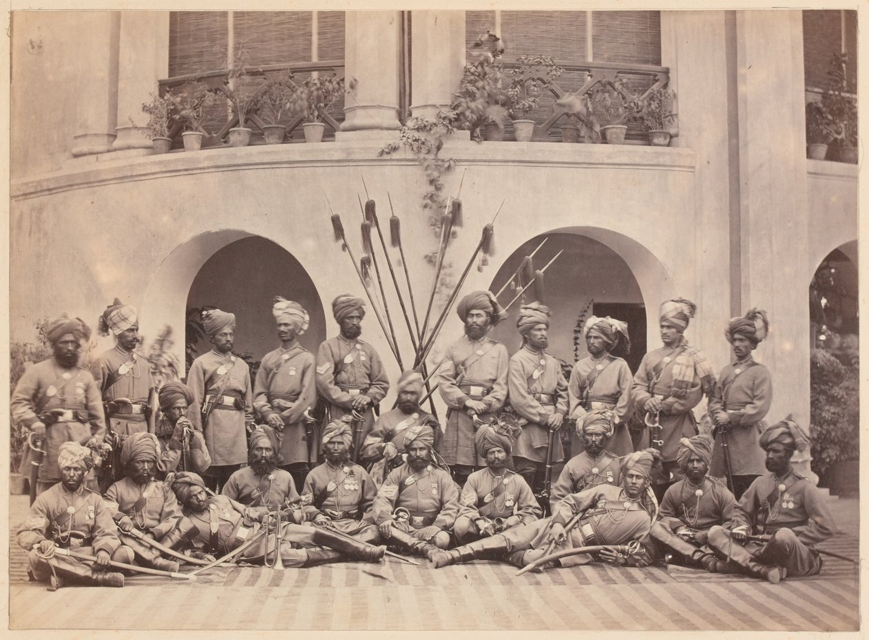 Sous-officiers indiens de la cavalerie des Guides, 1879 - John Burke