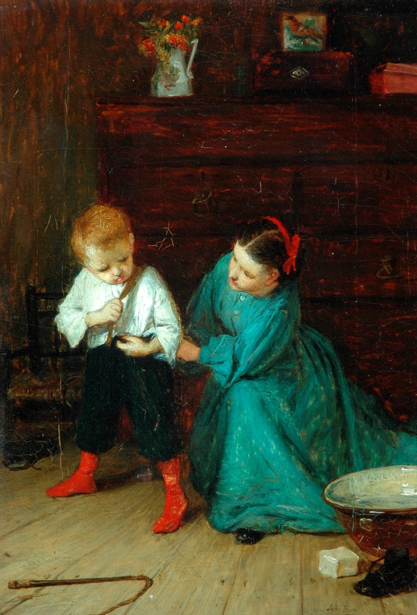 Ses premières culottes, 1865 - John Burr