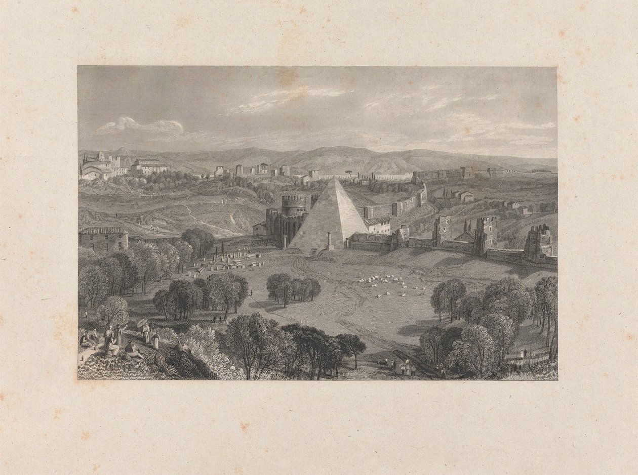 Rome depuis Monte Testaccio - John Byrne