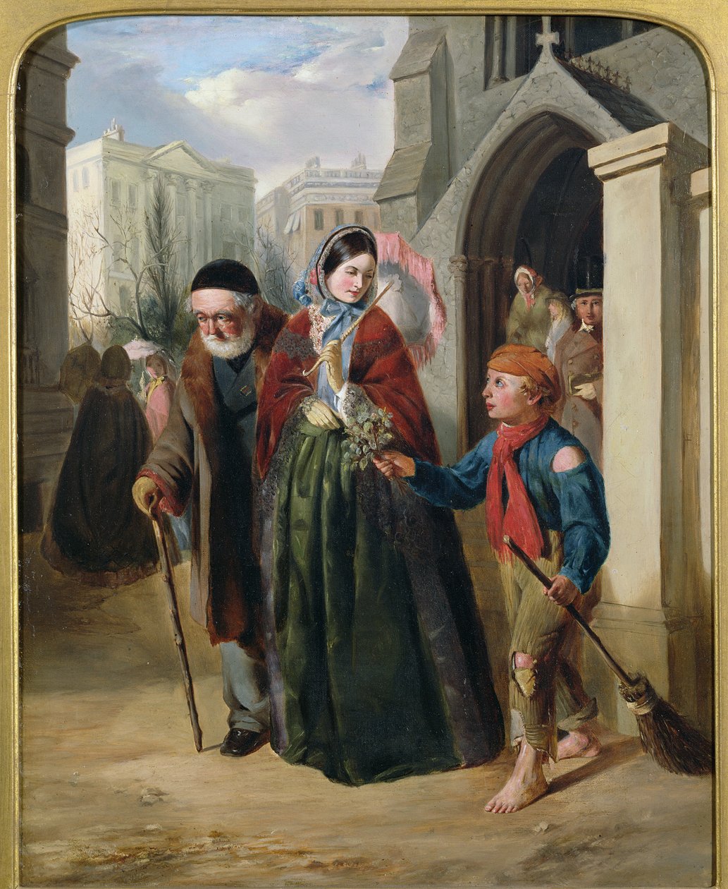 Le balayeur de passage - John Callcott Horsley