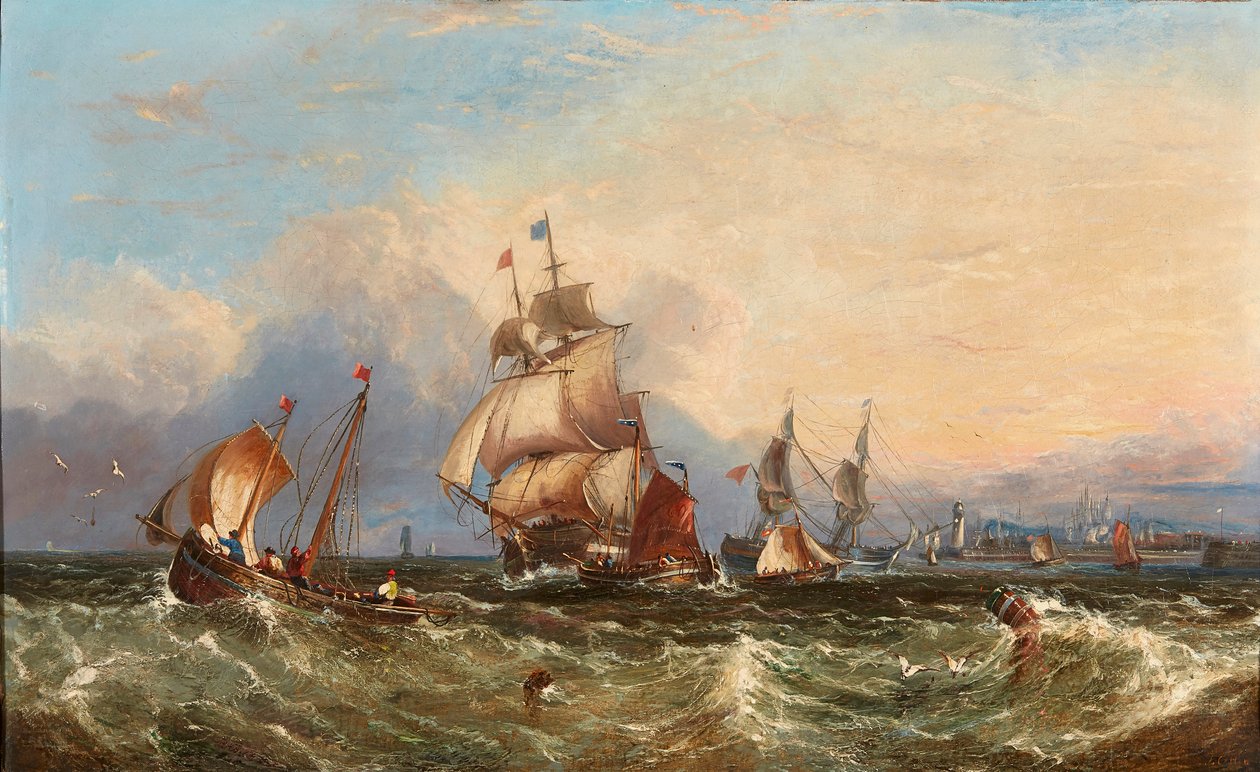 Navires par la côte - John Callow