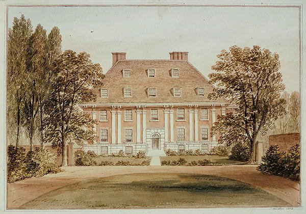 Balmes House, Middlesex - John Chessell Buckler