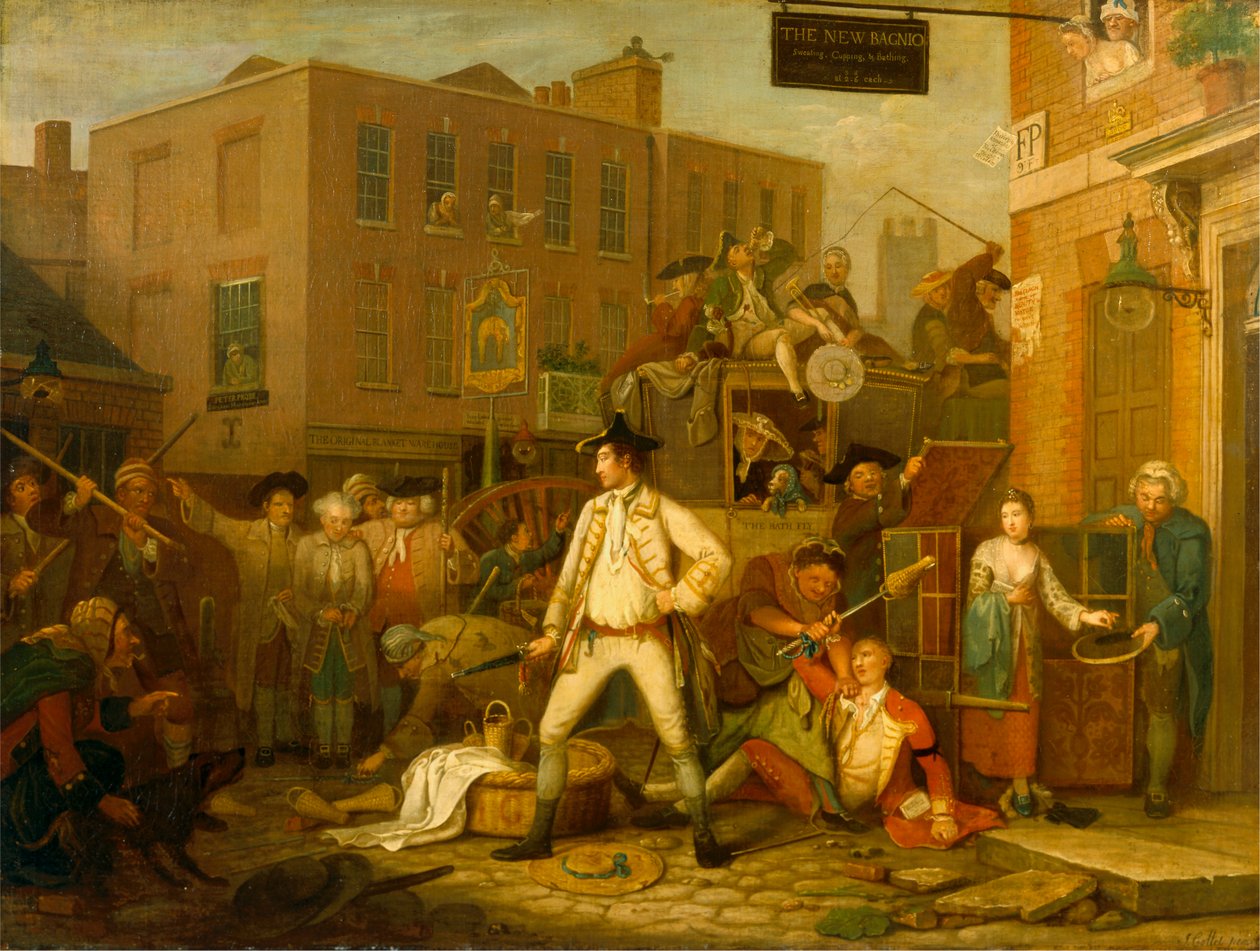 Scène dans une rue de Londres - John Collet