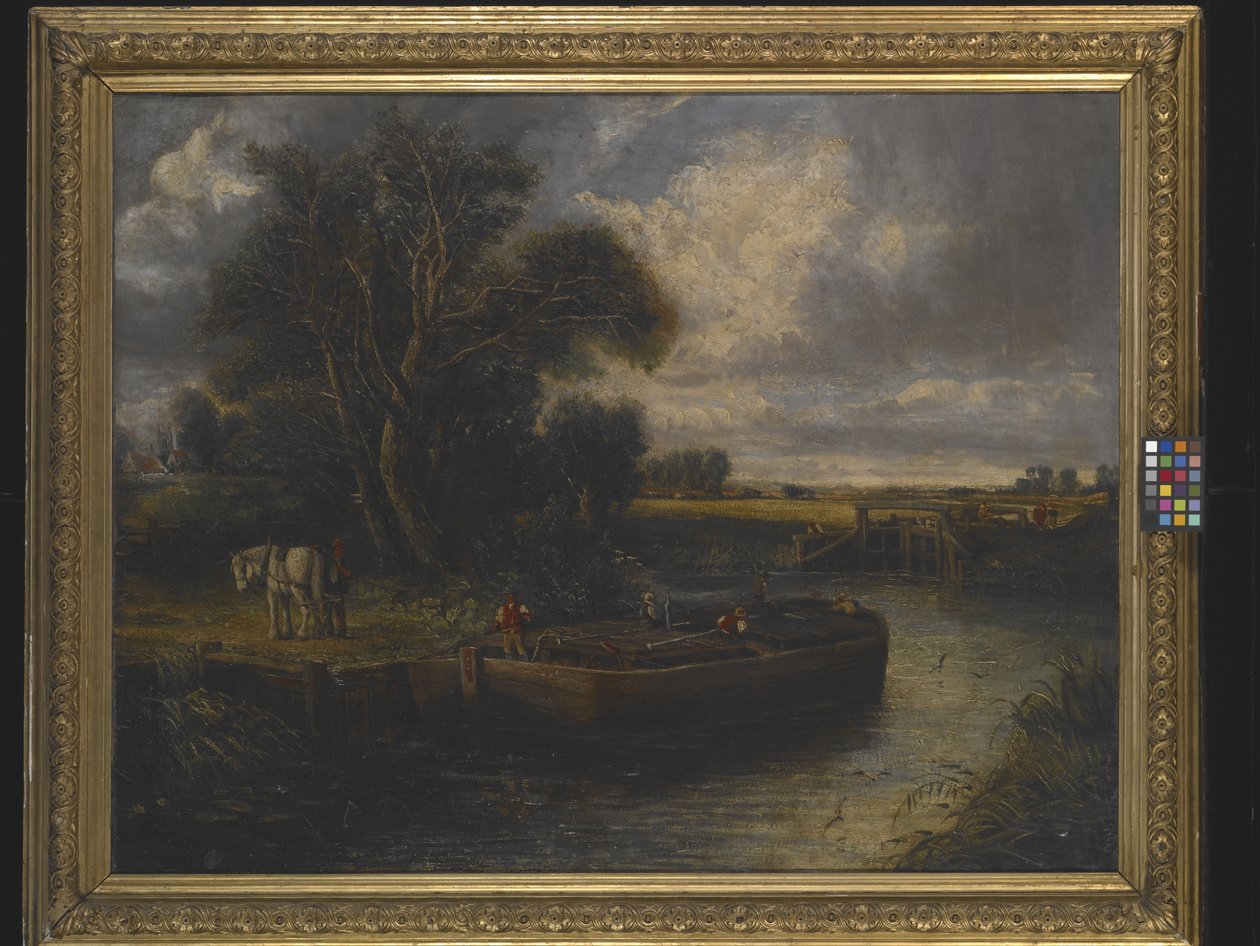 Barge sur le canal - John Constable