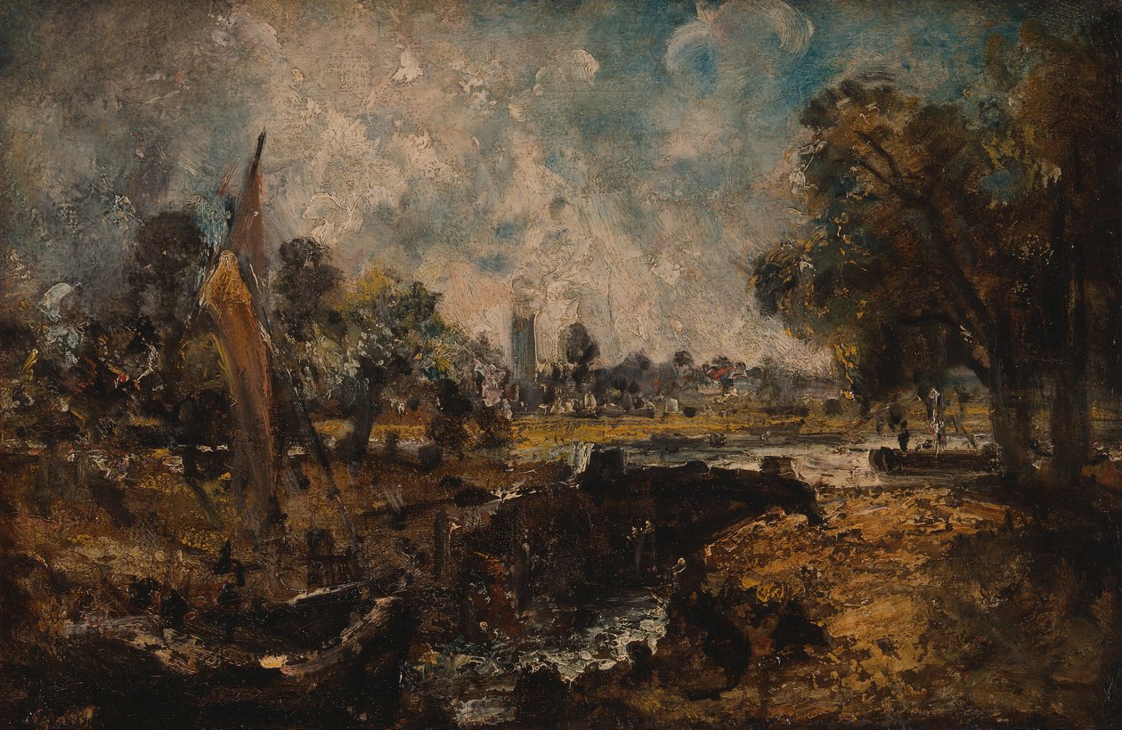 Écluse de Dedham, 1819 à 1820 - John Constable