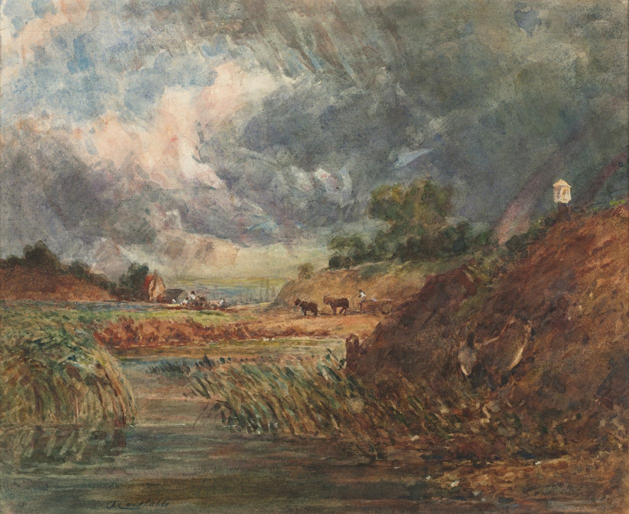 Hampstead Heath, 1800s - John Constable