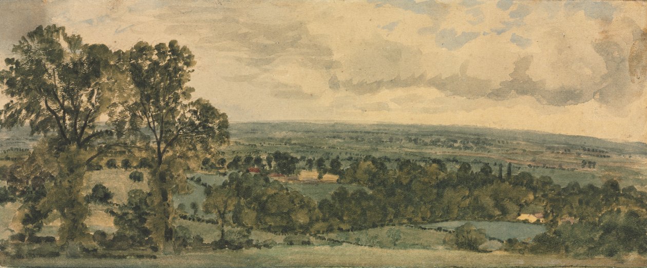 Paysage (aquarelle) - John Constable