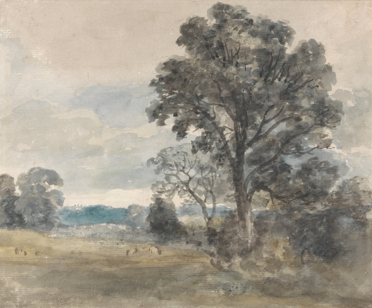 Paysage à East Bergholt - John Constable