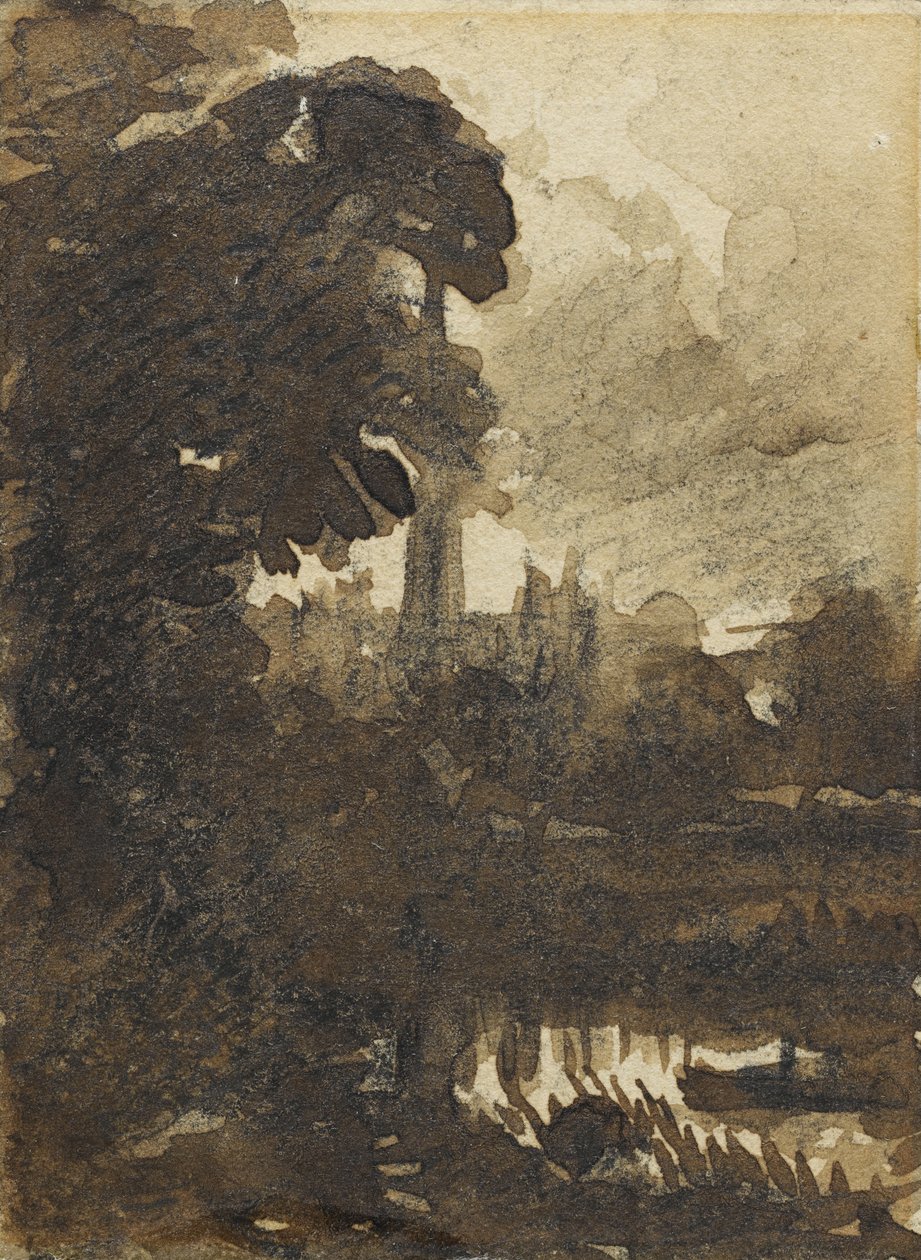 Cathédrale de Salisbury depuis le nord-ouest, vers 1830-39 - John Constable