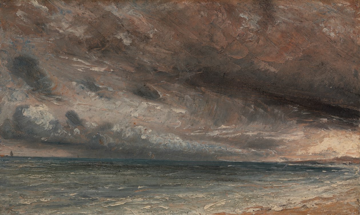 Mer orageuse, Brighton, vers 1828 - John Constable