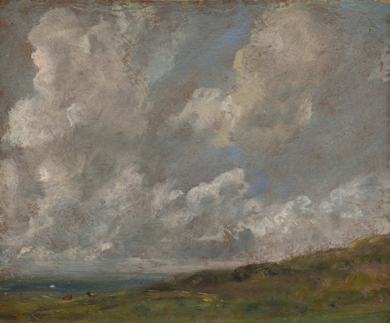 Étude de nuages sur un paysage, vers 1821-22 - John Constable