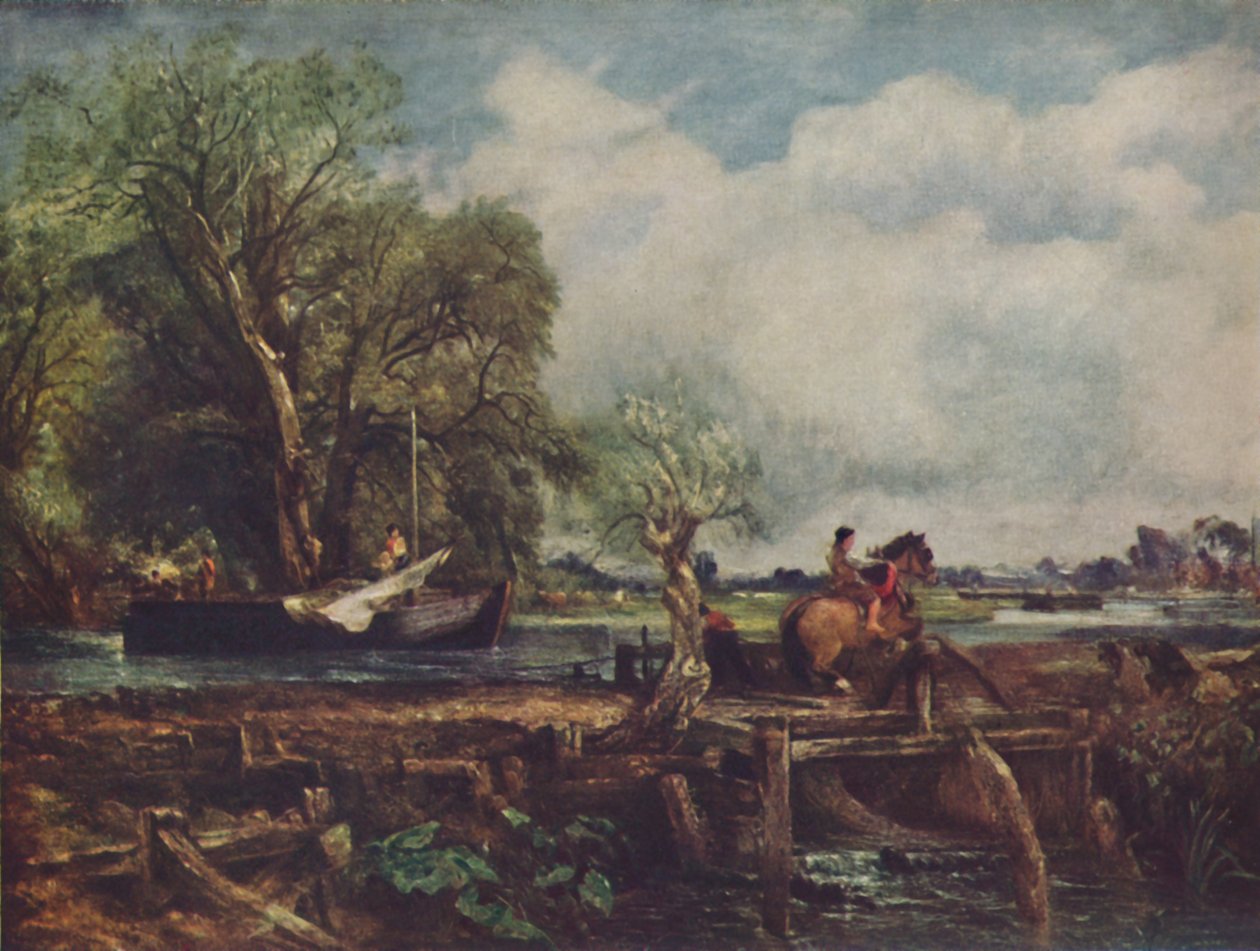 Le Cheval sautant, 1825, c1950 - John Constable