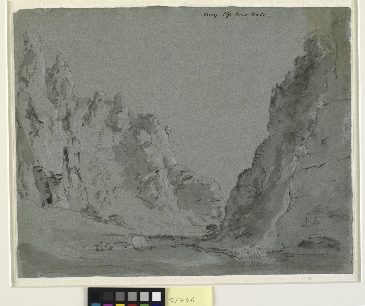 Paysage de vallée. Dove Dale - John Constable