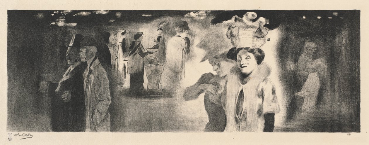 Une scène de nuit - John Copley