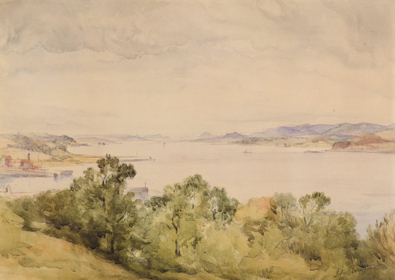 Le Forth depuis Queensferry - John Crawford Wintour
