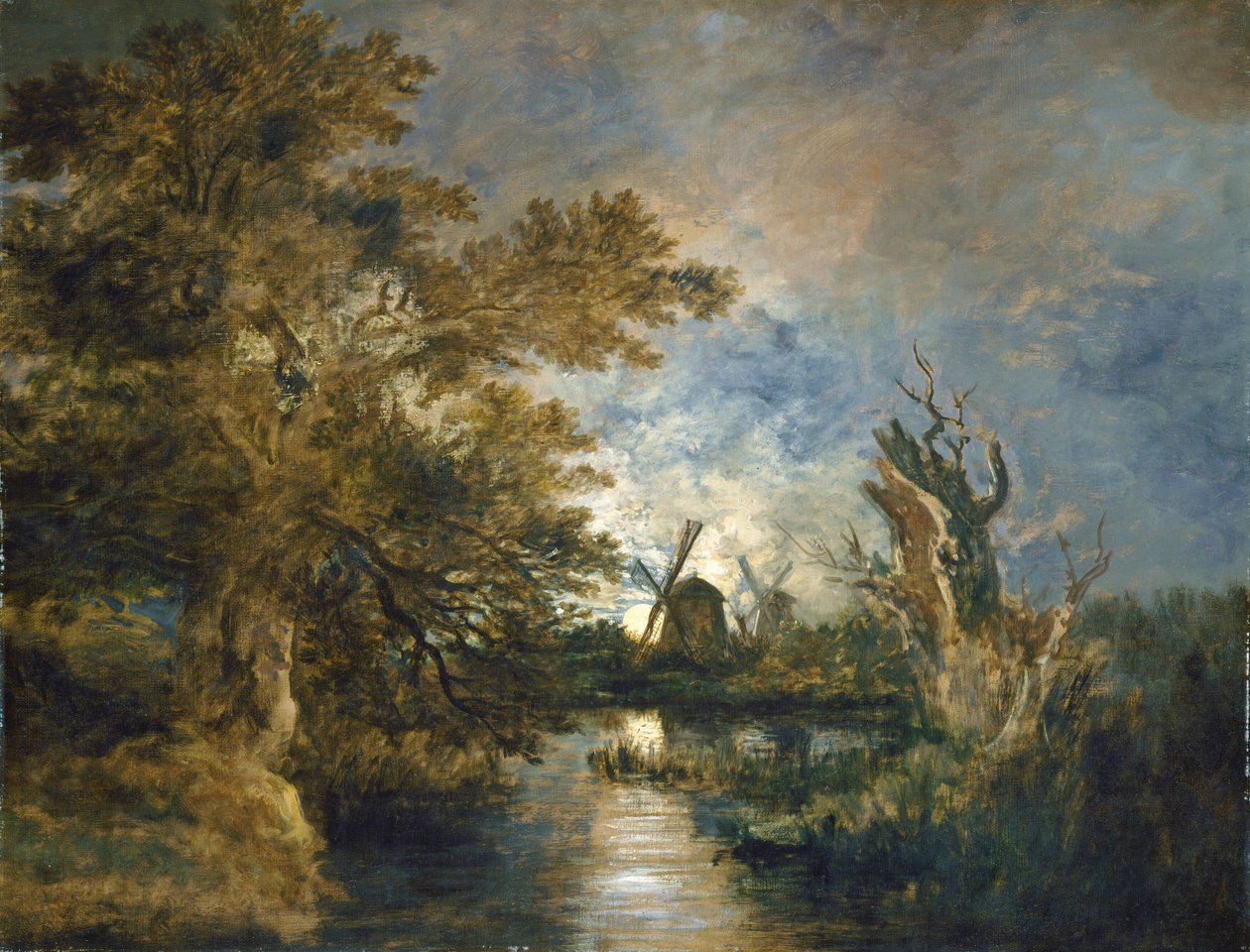 Clair de lune sur la Yare - John Crome