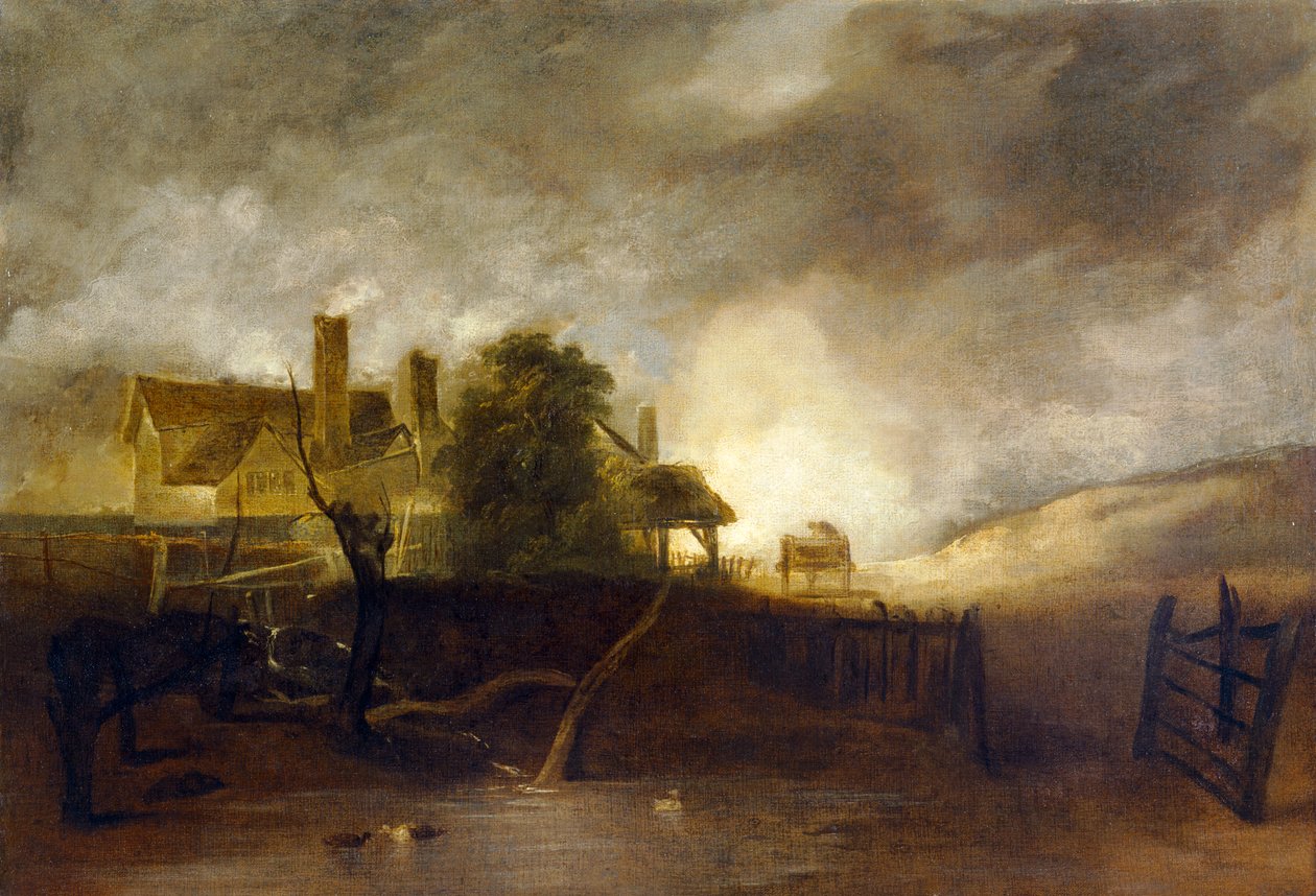 Le four à chaux, vers 1805/06 - John Crome