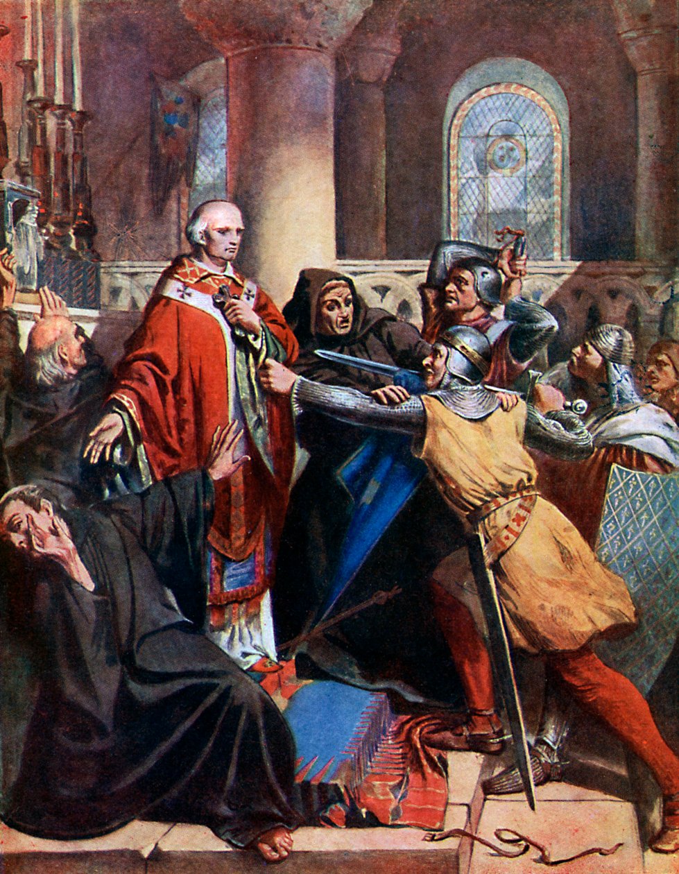 Mort de Becket, 1170, XIXe siècle - John Cross