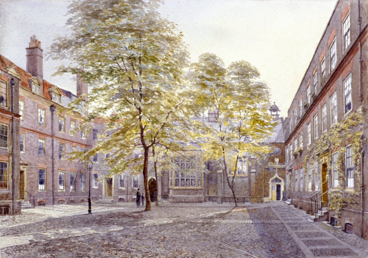 Vue de Staple Inn, Londres, 1882 - John Crowther