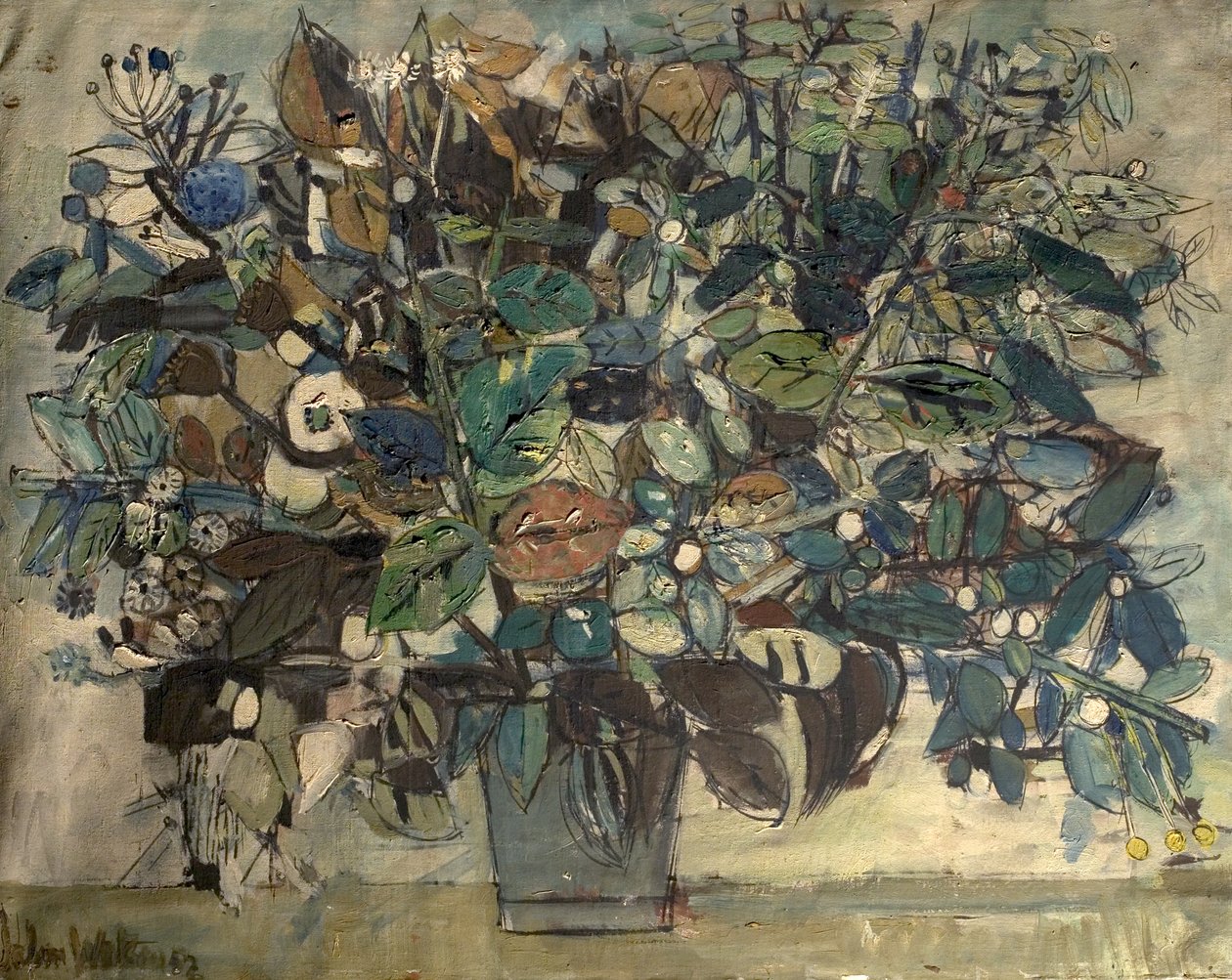 Étude de fleurs, automne, 1952 - John Dawson Watson