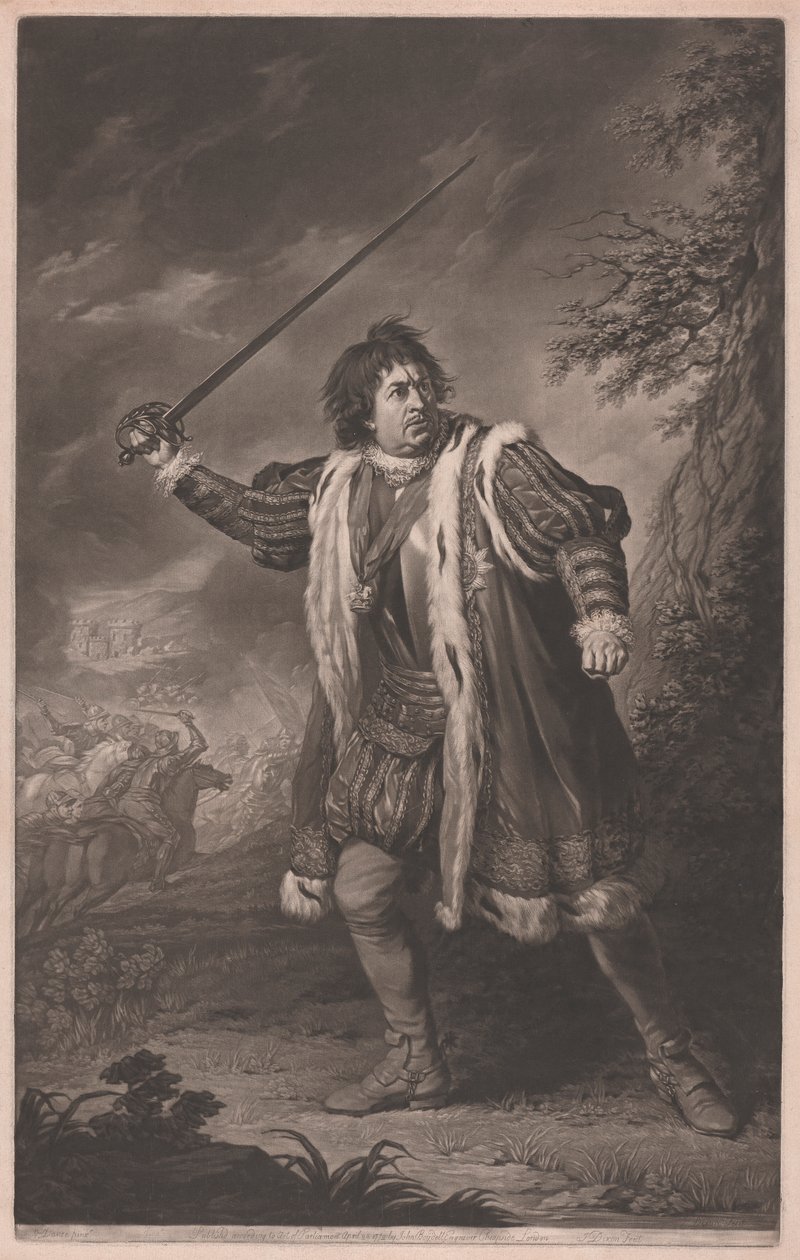 David Garrick en Richard III - John Dixon