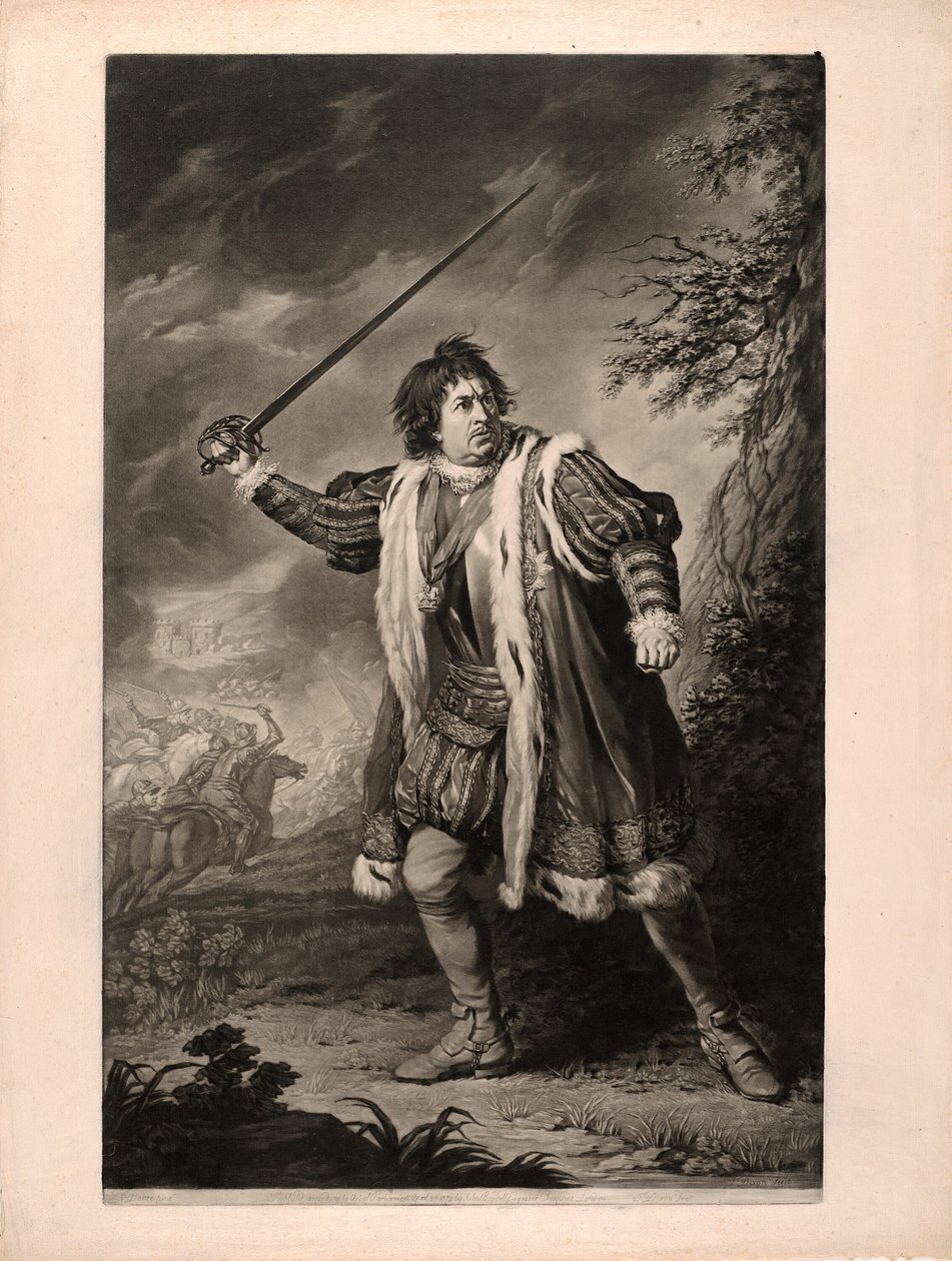M. Garrick dans "Richard III" - John Dixon