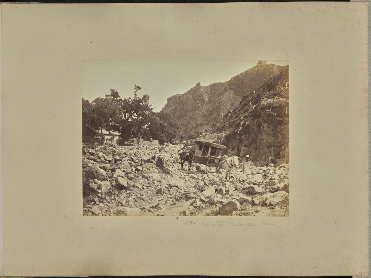 Vue du col de Nankow. Pekin [sic] - John Dudgeon