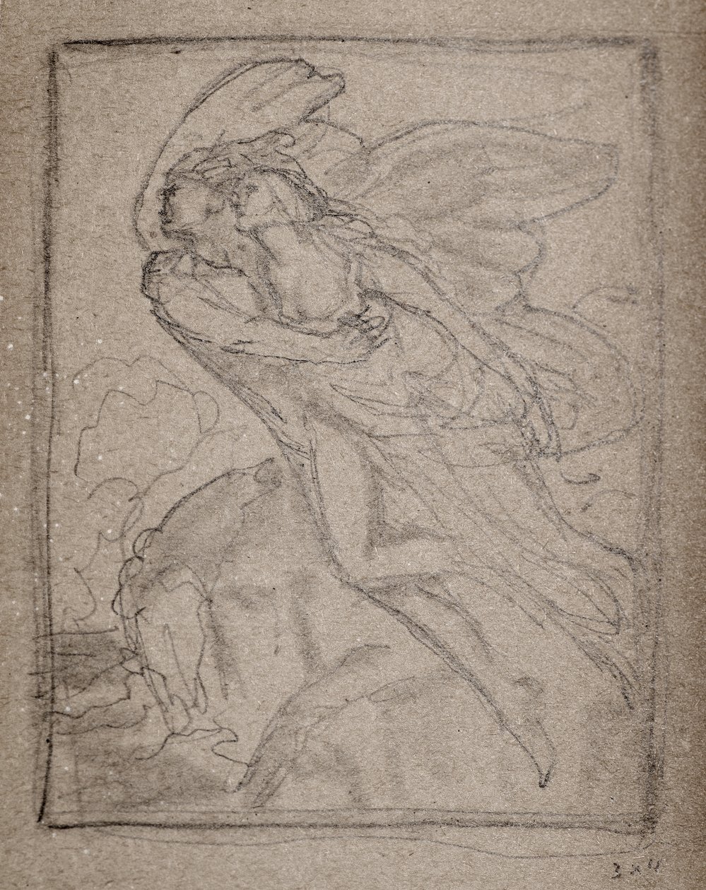 Sans titre [Deux anges] - John Duncan