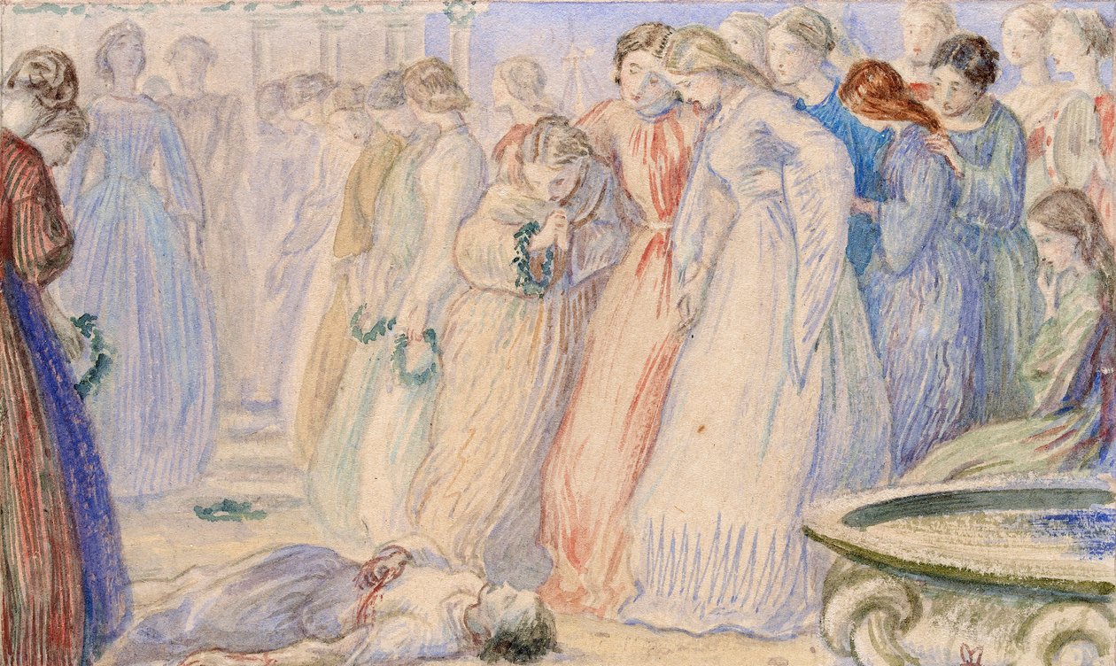 Iphis et Anaxarète - John Everett Millais