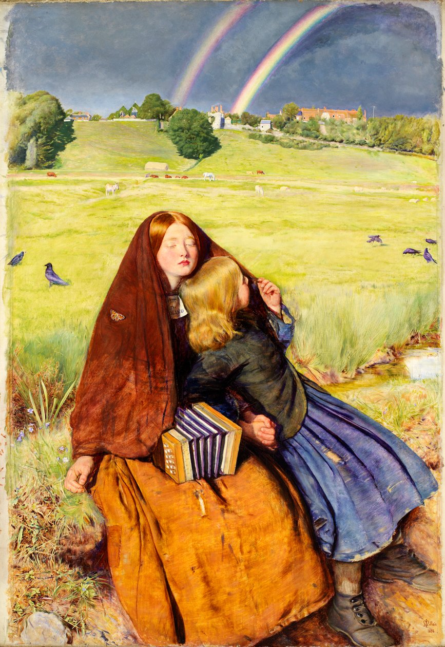 La fille aveugle, 1854-56 - John Everett Millais