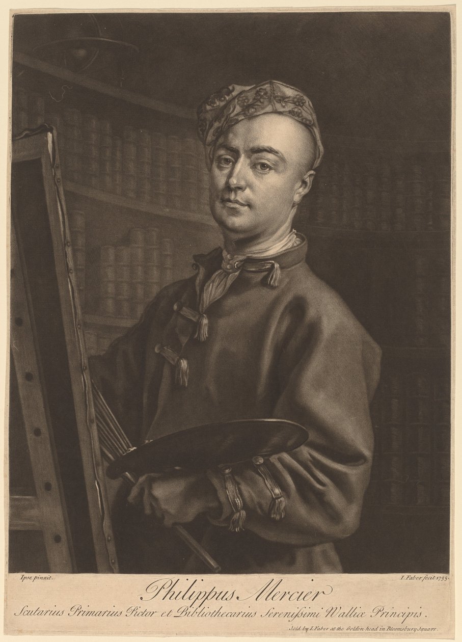 Philip Mercier - John Faber II after Philip Mercier