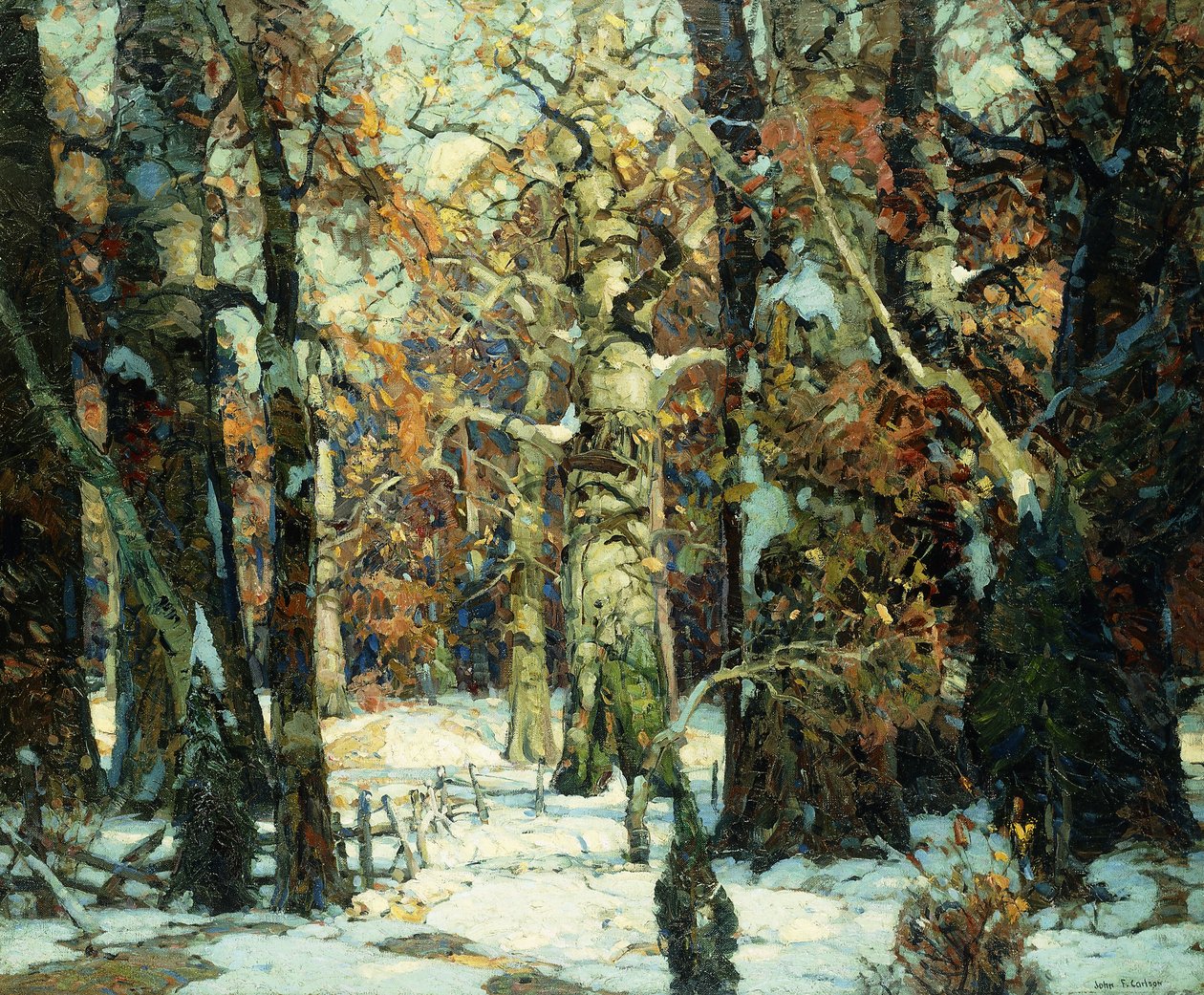 Allées de la forêt, Berkshires - John Fabian Carlson