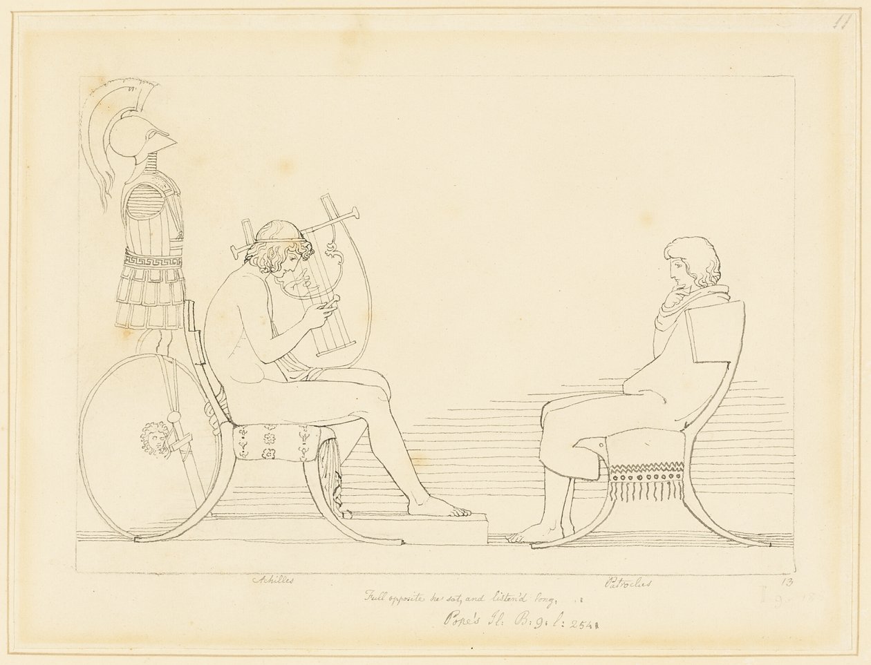 Achille et Patrocle - John Flaxman