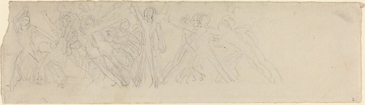 Scène de bataille antique (?) - John Flaxman