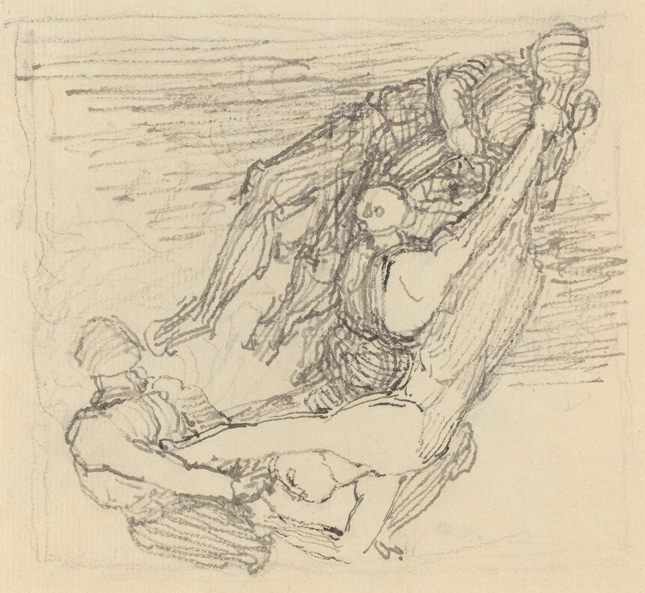 Figure Transportée dans les Airs - John Flaxman
