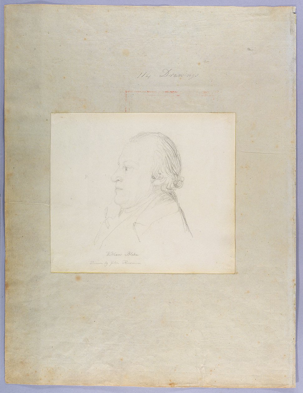 Portrait de William Blake, c.1804 - John Flaxman