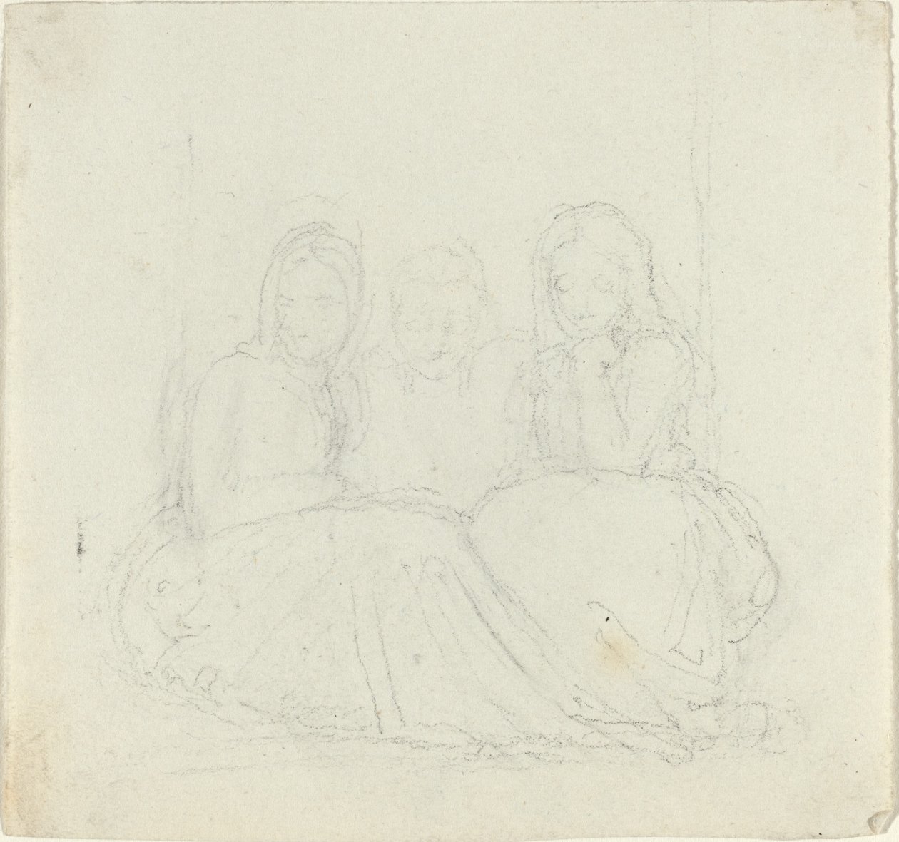 Trois figures féminines assises - John Flaxman