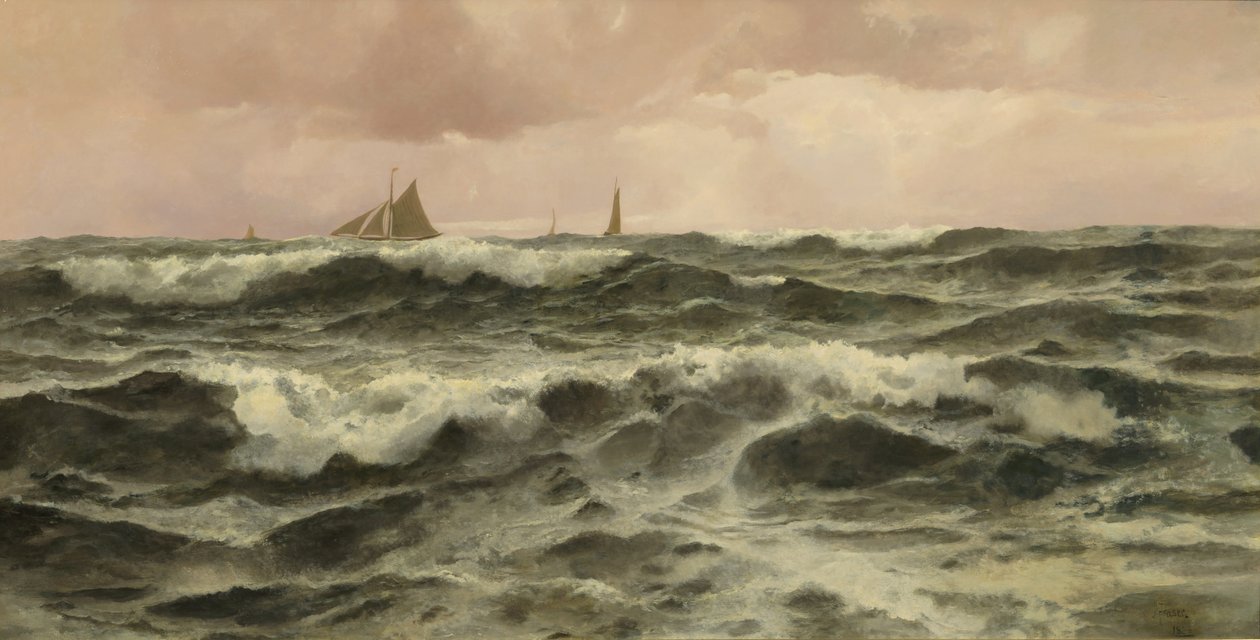 Au large de Folkestone, 1886 - John Fraser