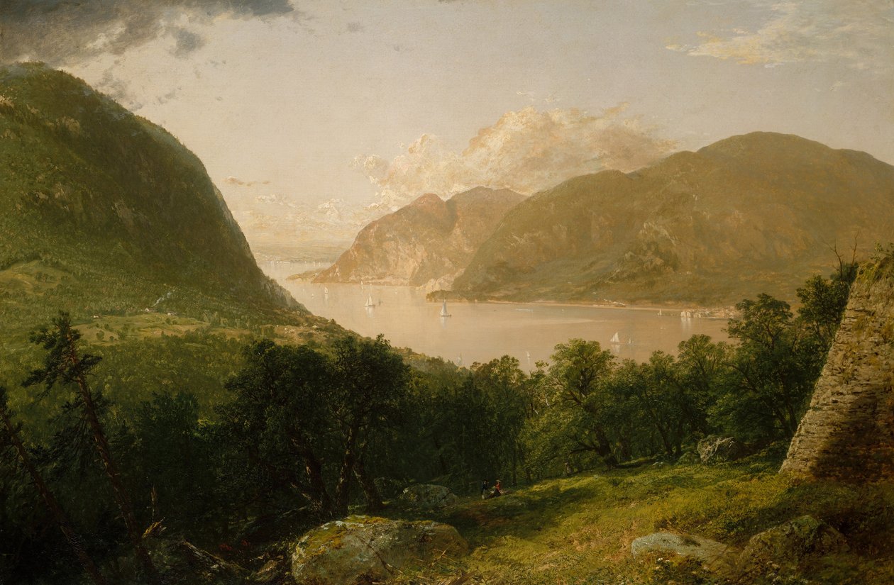 Scène de la rivière Hudson - John Frederick Kensett