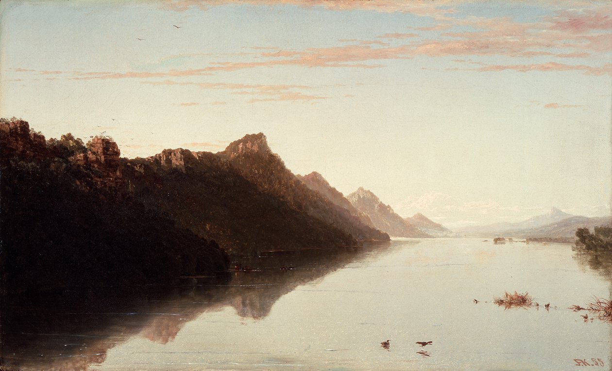Vue sur le Mississippi supérieur - John Frederick Kensett