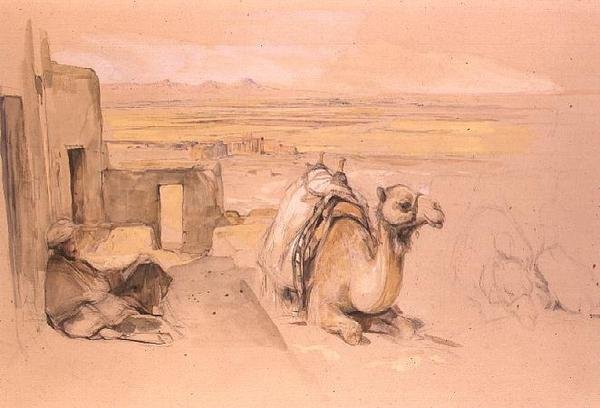 Chameau, Thèbes Ouest - John Frederick Lewis
