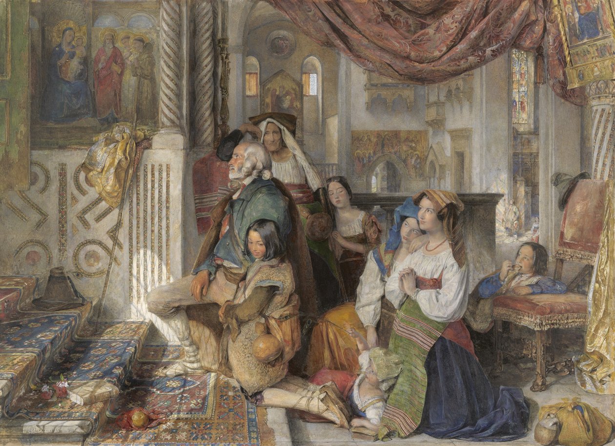 Pèlerins romains - John Frederick Lewis
