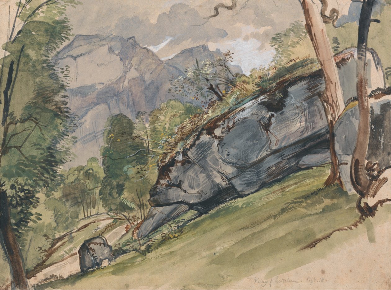 La vallée de Lutscheuen - John Frederick Lewis