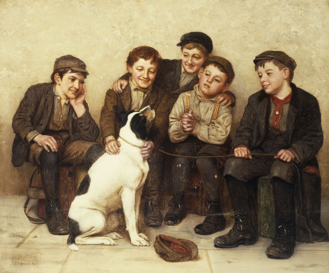 Entre de bonnes mains - John George Brown